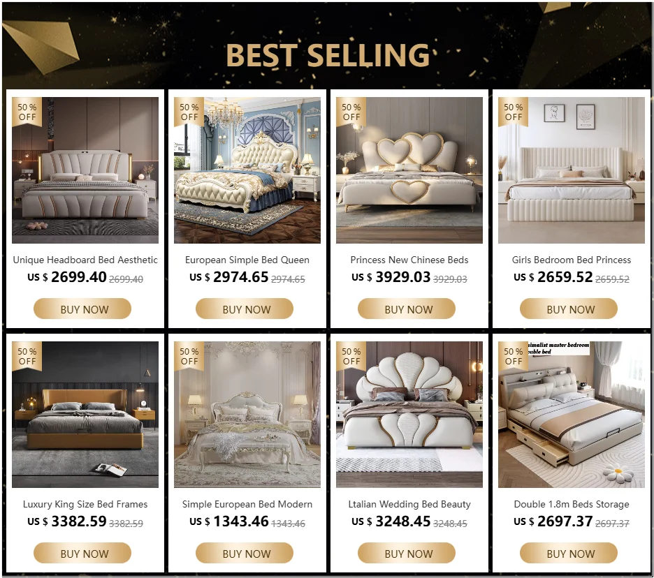 Minimalist Upholstered Bed Frame With Storage — Cream Beige | KIMLUD