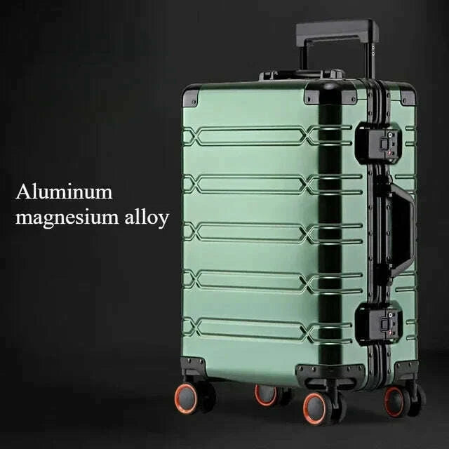 large-capacity-trolley-suitcase-travel-bag-aluminum-magnesium-alloy-travel-suitcase-business-rolling-luggagekimlud-womens-fashion-34614542