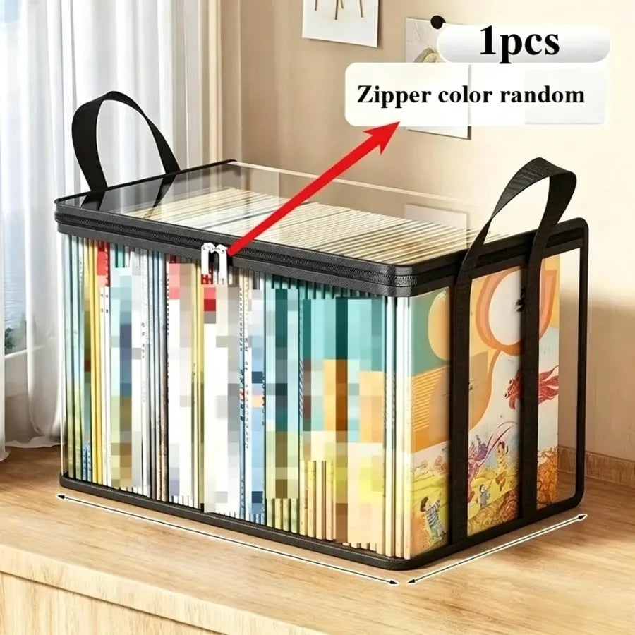 Clear Plastic Storage Box Hinged Lid — Clear | KIMLUD