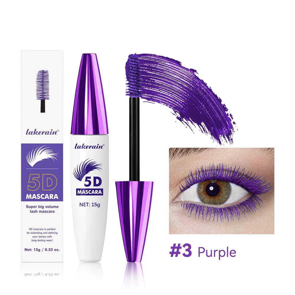 5d Mascara for All Eye Lash Mascara Waterproof Lengthening and Volume Cosmetics Makeup Woman Eyelash Black Brown Effect Extended
