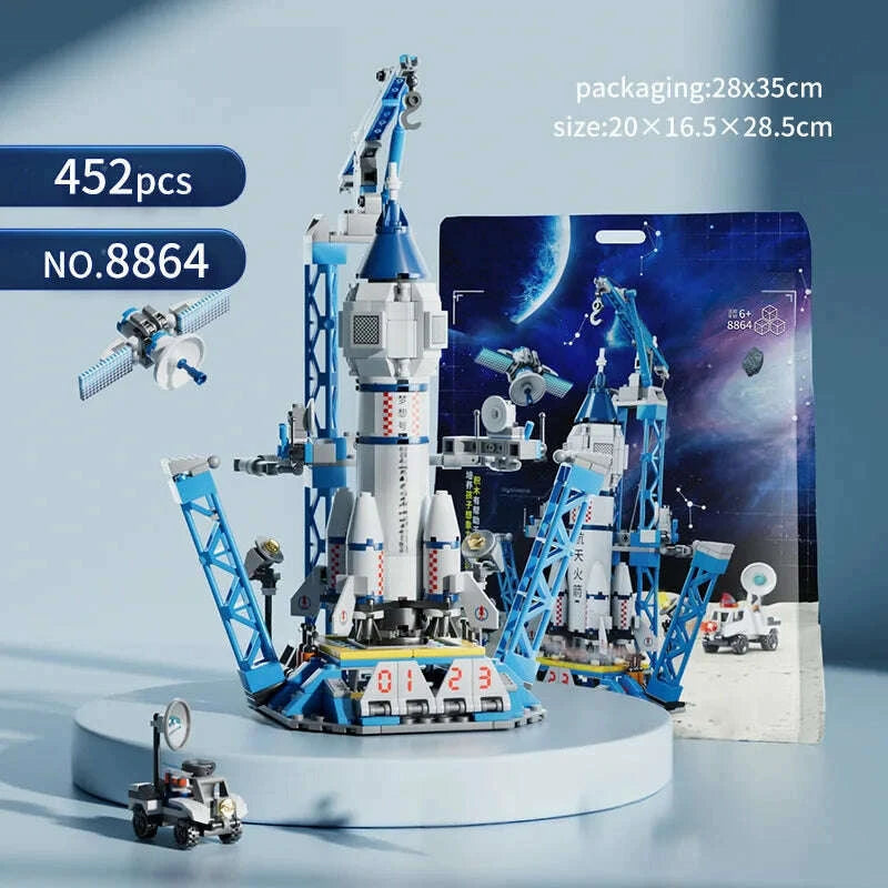 toylinx-launch-center-lunar-lander-model-building-blocks-spaceship-spaceport-figure-shuttle-rocket-bricks-construction-toyskimlud-womens-fashion-34620711