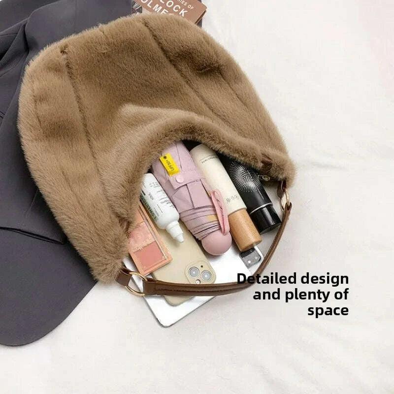 new-winter-versatile-commuting-shoulder-bags-women-large-capacity-furry-bucket-bag-for-commute-texture-and-simple-storage-bagskimludkimlud-35556611