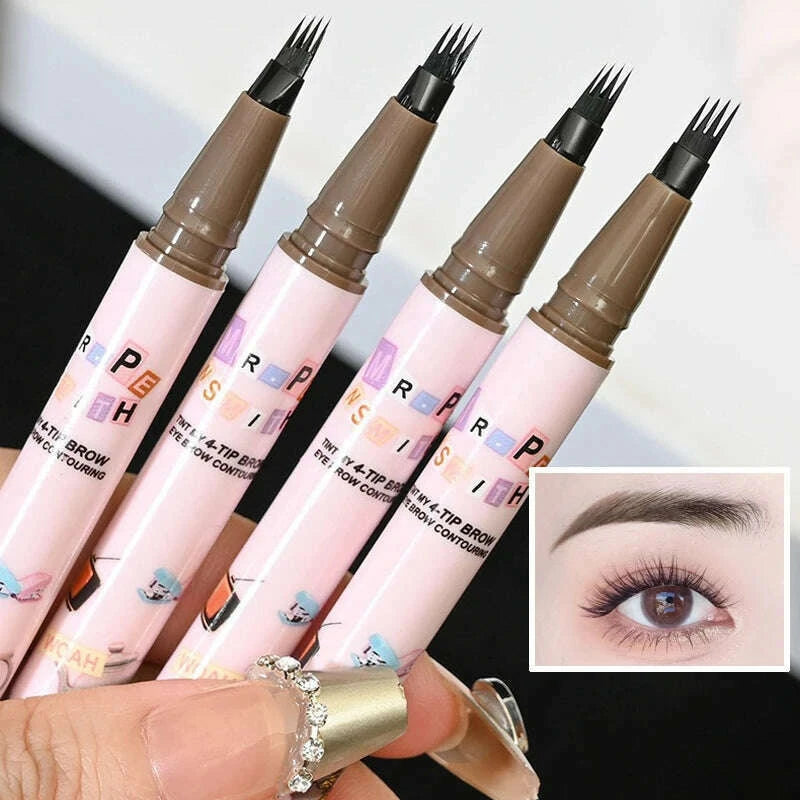 4-colors-eyebrow-pen-waterproof-4-fork-tip-eyebrow-tattoo-pencil-cosmetic-long-lasting-natural-dark-brown-liquid-eye-brow-pencil-kimlud-kimlud-33913372