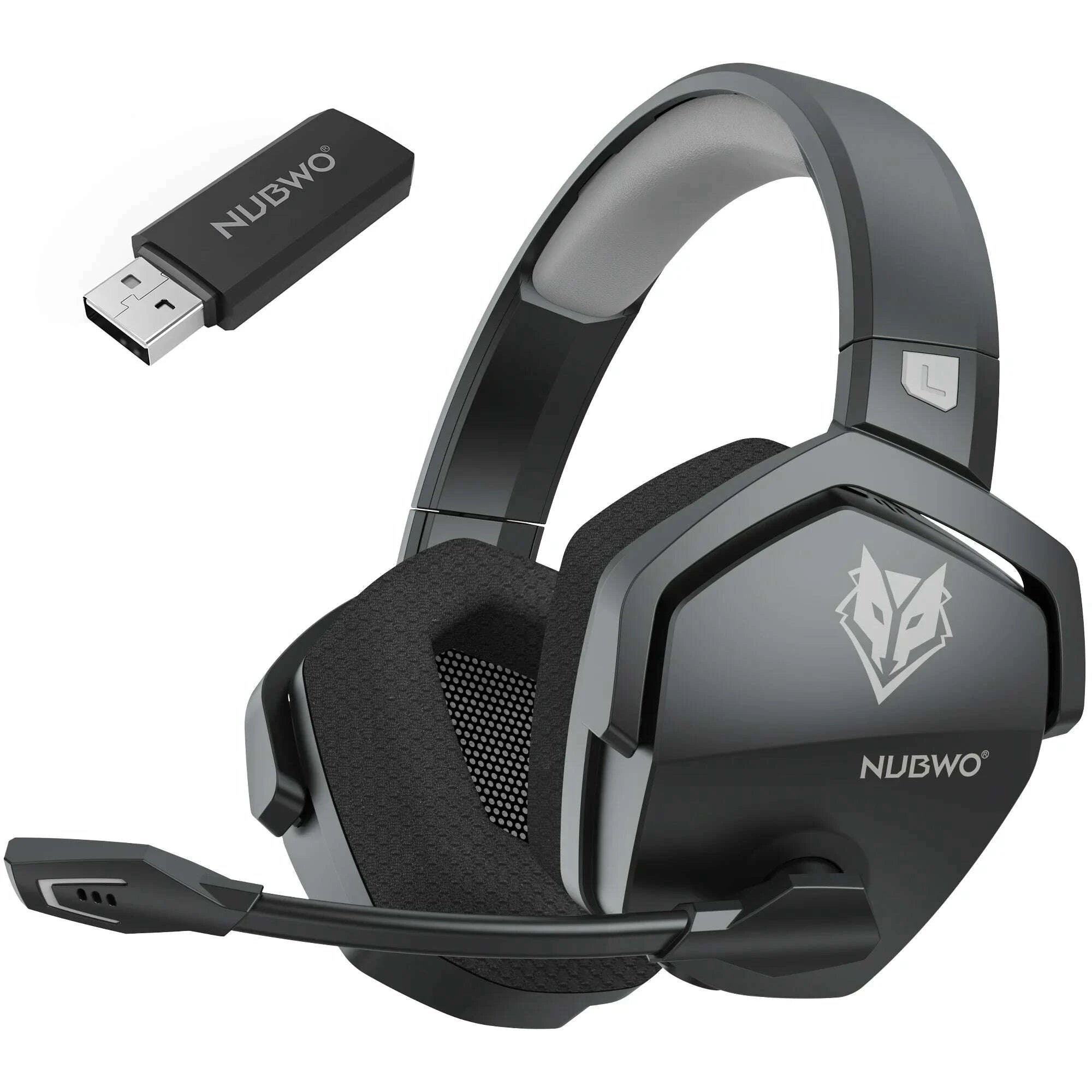 KIMLUD, NUBWO G06 Dual Wireless Headsets Gamer with Microphone for PS5, PS4, PC, Mobile, Switch, 2.4GHz Bluetooth 5.3 Gaming Headphones, KIMLUD Womens Clothes