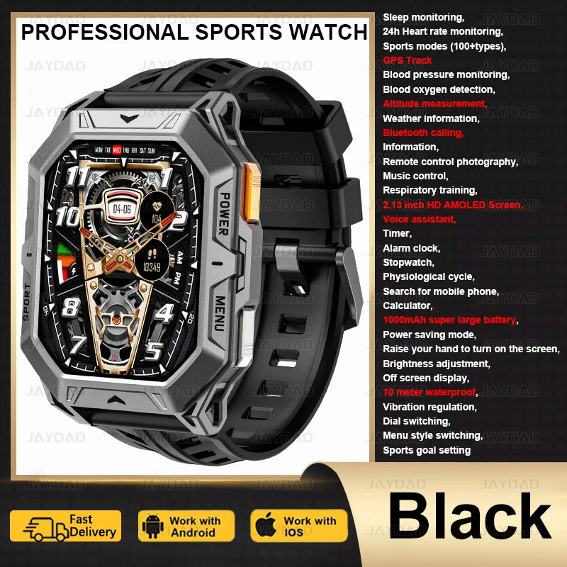 2025 New For Huawei Original Premium GPS Smart Watch Men Ultra HD Screen 1000MAH Battery BT Call 10ATM Waterproof Smart Bracelet