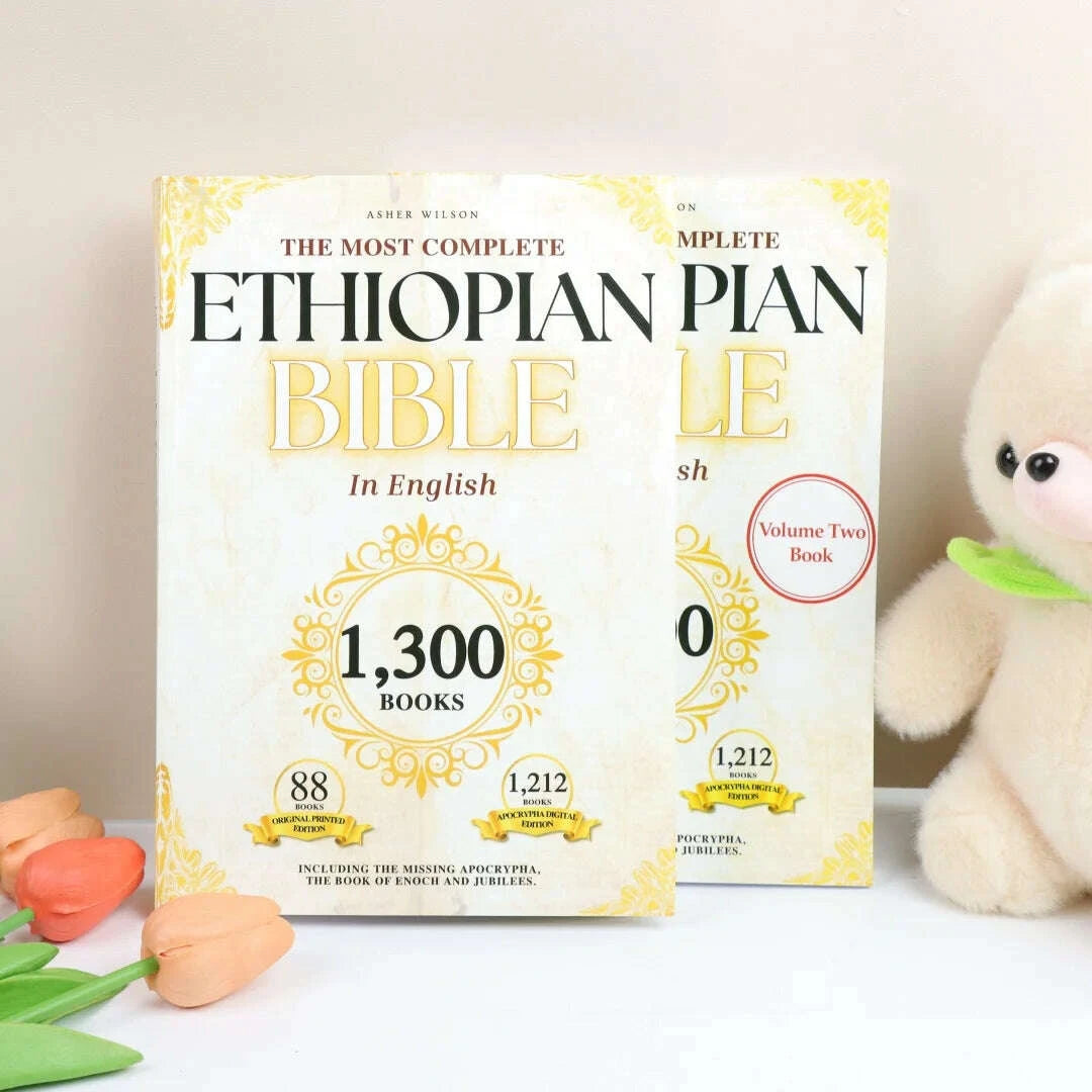 (Two-Pack) THE COMPLETE ETHIOPIAN BIBLE in English 88 Scriptures: including Missing Apocrypha, Book of Enoch, Jubilees.