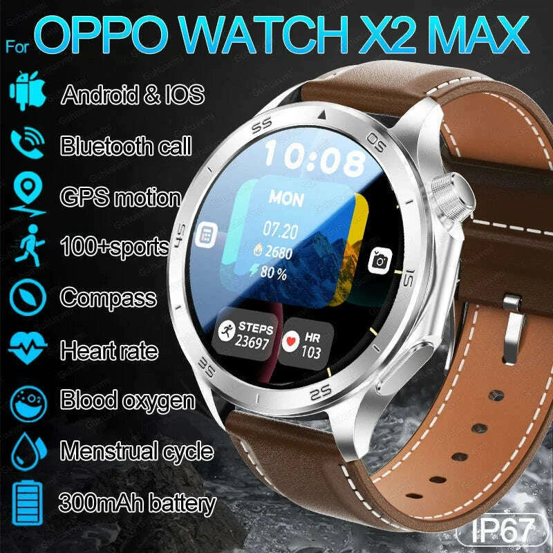 2025-new-oppo-wanch-x2-max-outdoor-sports-men-smartwatch-gps-motion-trajectory-compass-amoled-screen-ip67-waterproof-smart-watchkimlud-womens-fashion-34608896
