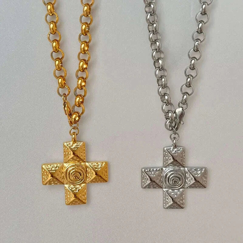 swirling-cross-statement-necklaces-stainless-steel-necklaces-for-women-vintage-chunky-stainless-steel-jewelry-non-tarnish-kimlud-kimlud-33912031