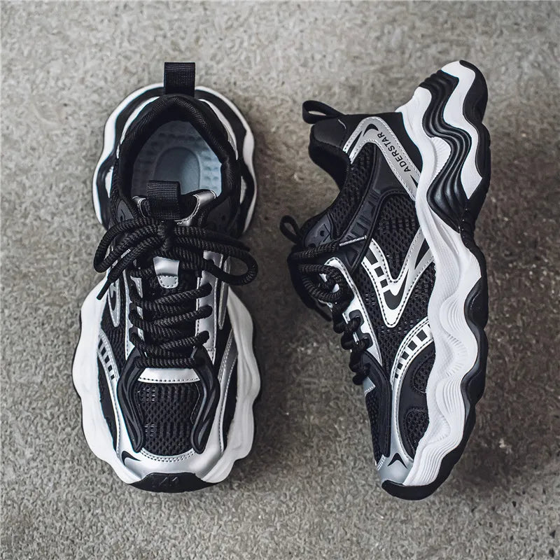 Chunky Sneakers – Breathable Lightweight – PVC Outsole – Men | KIMLUD