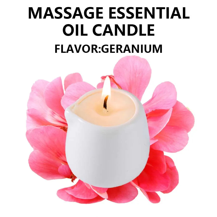Coconut Wax Massage Candle Amber Vanilla — Amber-Gold | KIMLUD