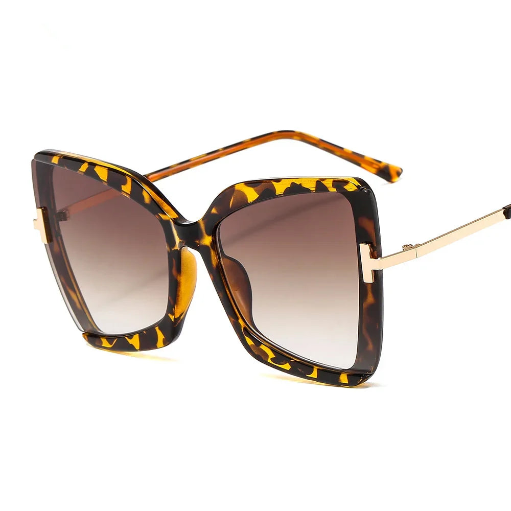 Fashion Brand Designer Sunglasses New Oversized Square Women Sun Glasses Female Big Frame Colorful Shades for Women Oculos