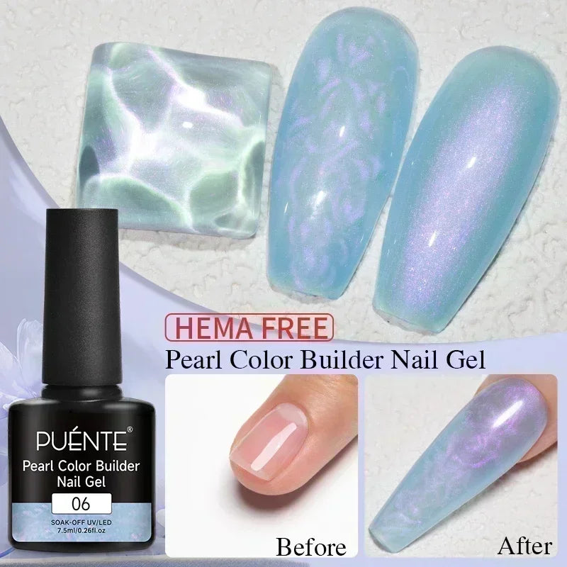 Reflective Glitter Gel Nail Polish Multidimensional Holographic Sparkle, UV-Curable Finish — Pink Lilac | KIMLUD