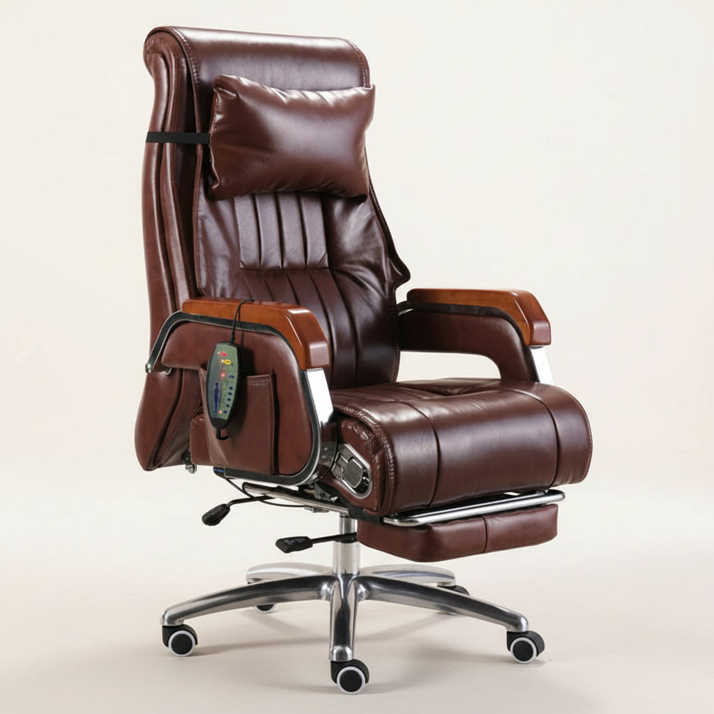Office Chair – Massage Reclining High Back – Metal – N/A | KIMLUD