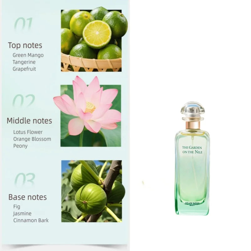 Nile Garden Women's Perfume Lasting Fragrance High-End Niche Perfume Fresh Floral Eau De Toilette Women Body Fragrance Spray