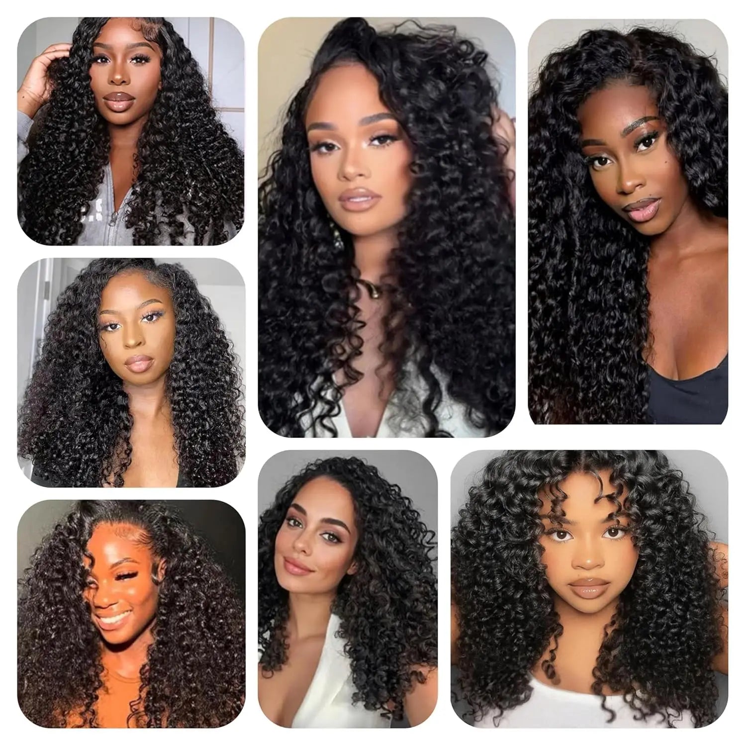 Kinky Curly Feather Crochet Hair Extensions Human Hair — Honey Blonde | KIMLUD