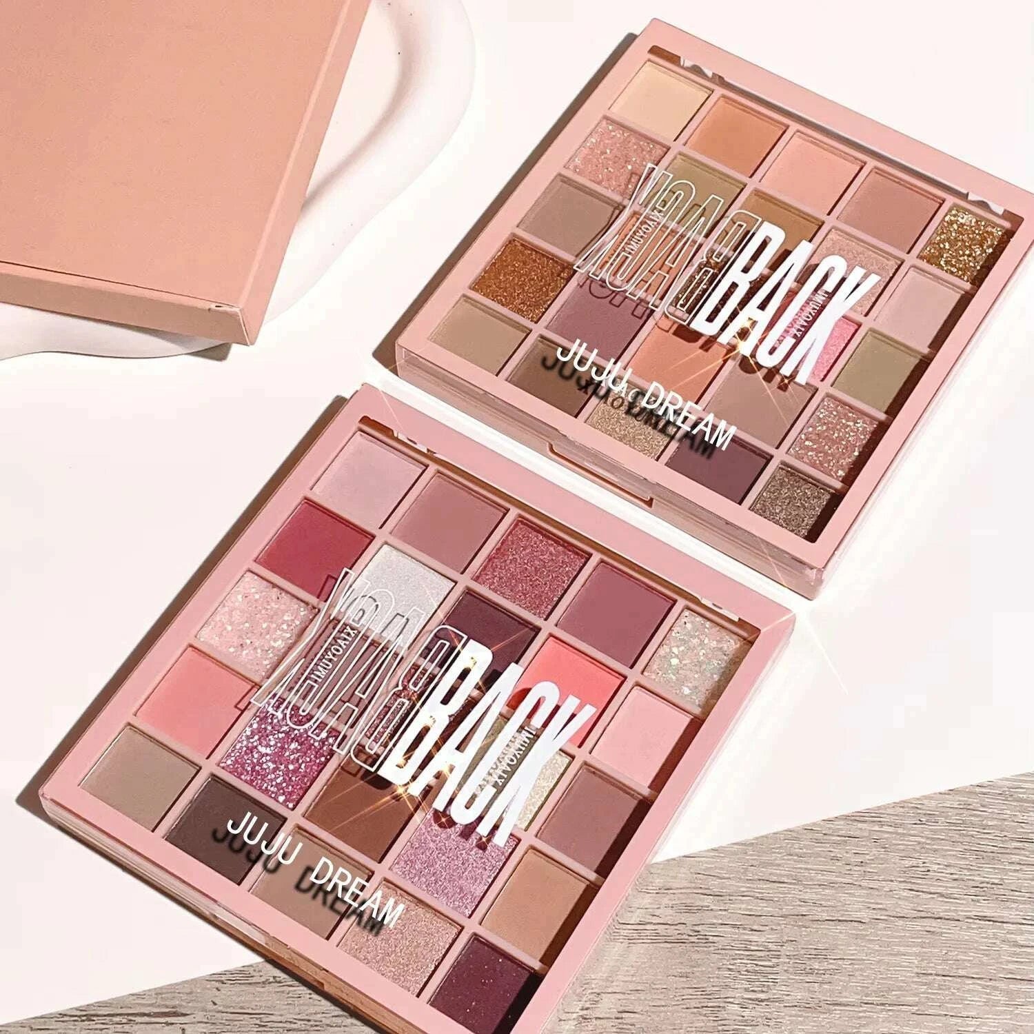 25-color-eye-shadow-tray-oatmeal-milk-tea-tray-sparkling-powder-pearl-sequins-gentle-orange-brown-affordable-eye-shadowkimlud-womens-fashion-34599254