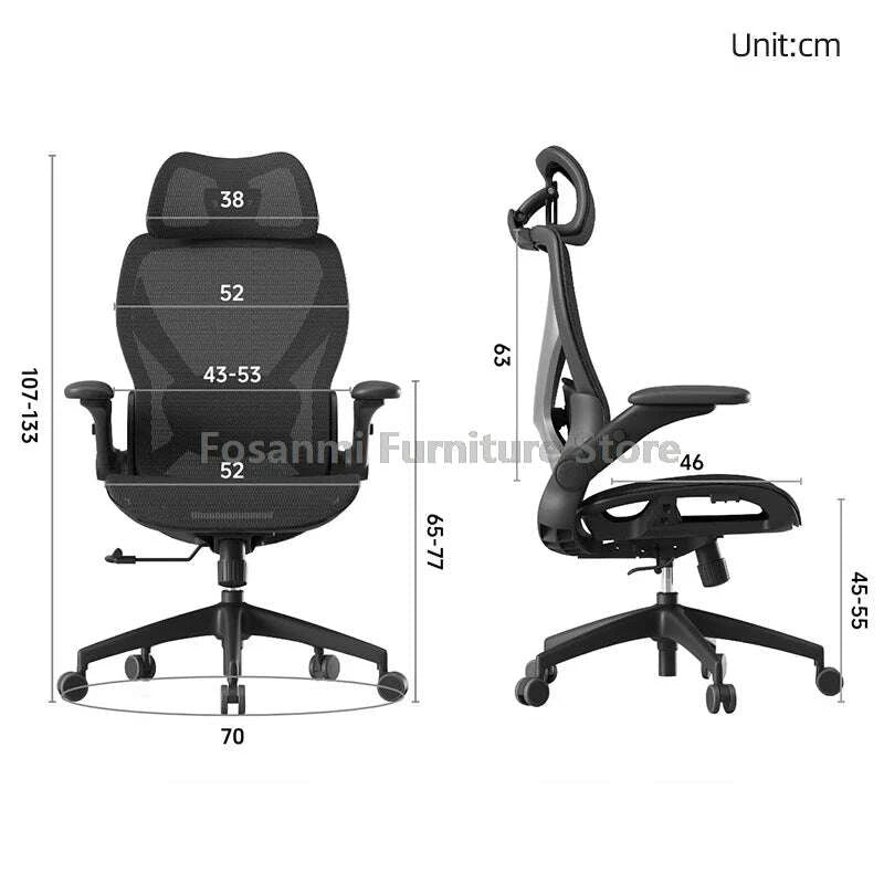 comfortable-black-mesh-computer-chair-stylish-office-chair-with-lumbar-support-adjustable-home-swivel-desk-chair-for-gaming-workkimludkimlud-35571373