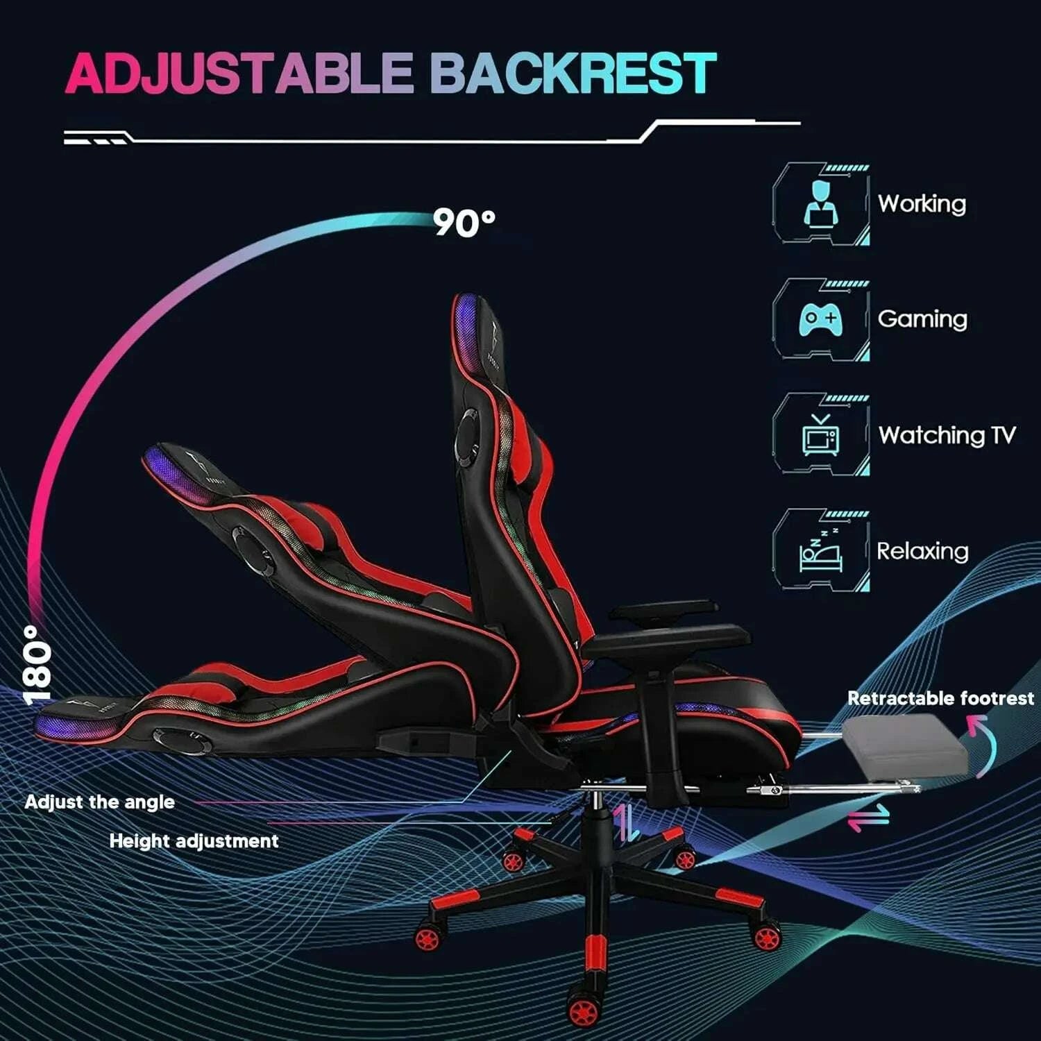 massage-gaming-chair-with-speakers-and-rgb-led-lights-ergonomic-computer-gaming-chair-with-lumbar-support-swivel-adjustablekimludkimlud-35573688