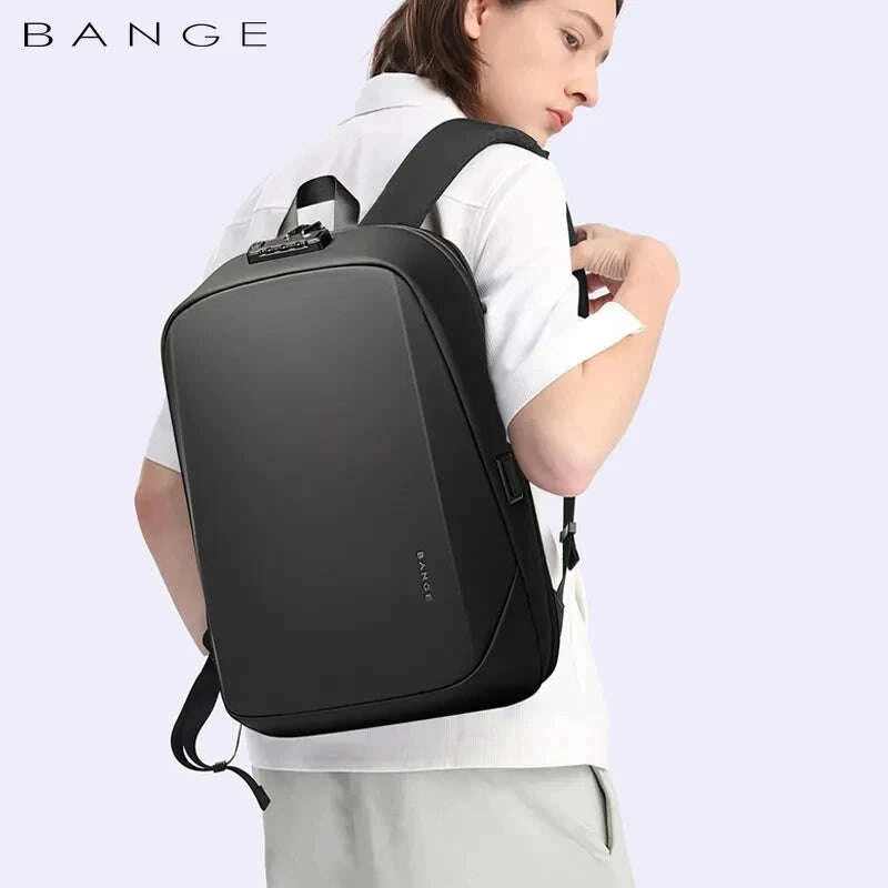 KIMLUD, BANGE Backpack Brand Laptop Backpack Anti-theft Waterproof School Backpacks USB Travel Bag Backpack Business Male 2024, KIMLUD Womens Clothes