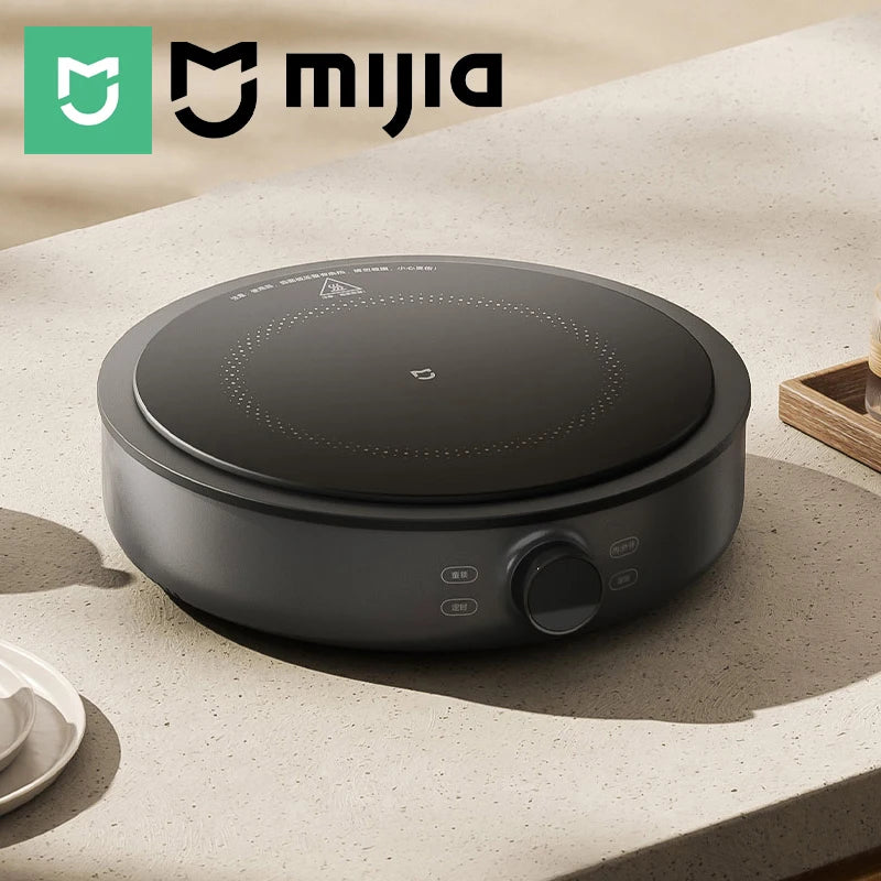 MIJIA Electric Ceramic Cooktop,2200W Induction Cooker,10‑Level Power With Child Safety Lock,Timer,CN Version With Adapter