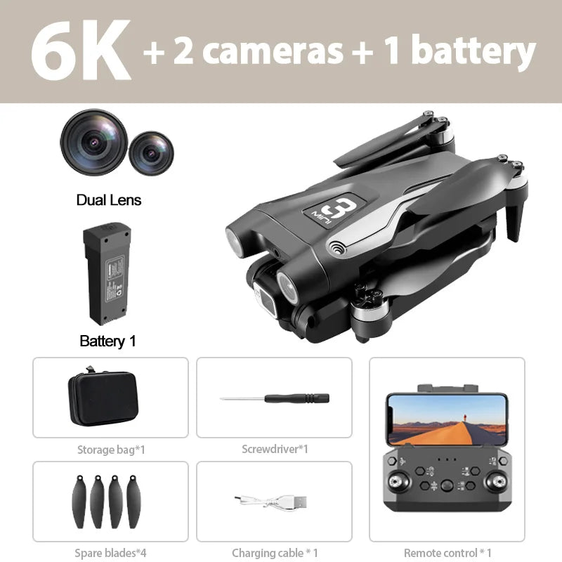 Xiaomi Z908 Pro /MAX 4K Drone Professional 8K GPS Dron Optical Flow Localization 3sided Obstacle Avoidance Quadcopter RC Toys