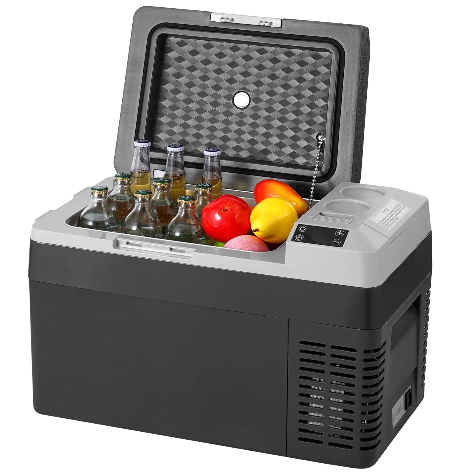 Portable Car Refrigerator 20L Premium — Black | KIMLUD