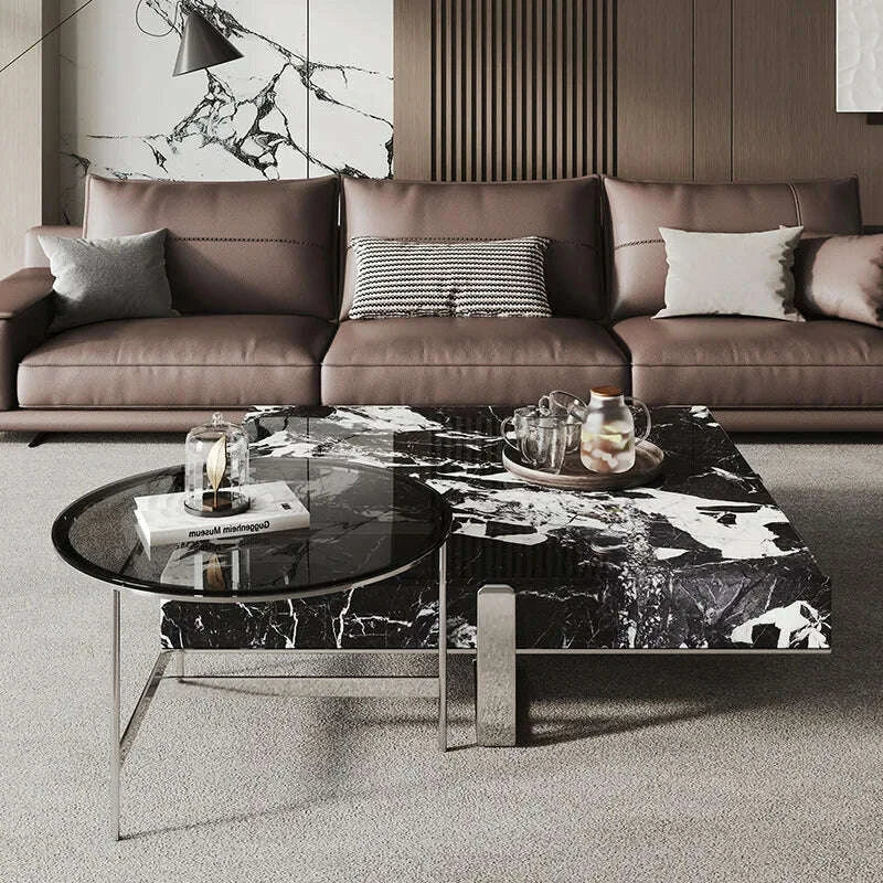 italian-minimalist-square-coffee-table-black-white-stone-top-heat-resistant-easy-clean-sturdy-compact-designer-set-kimlud-kimlud-33921498