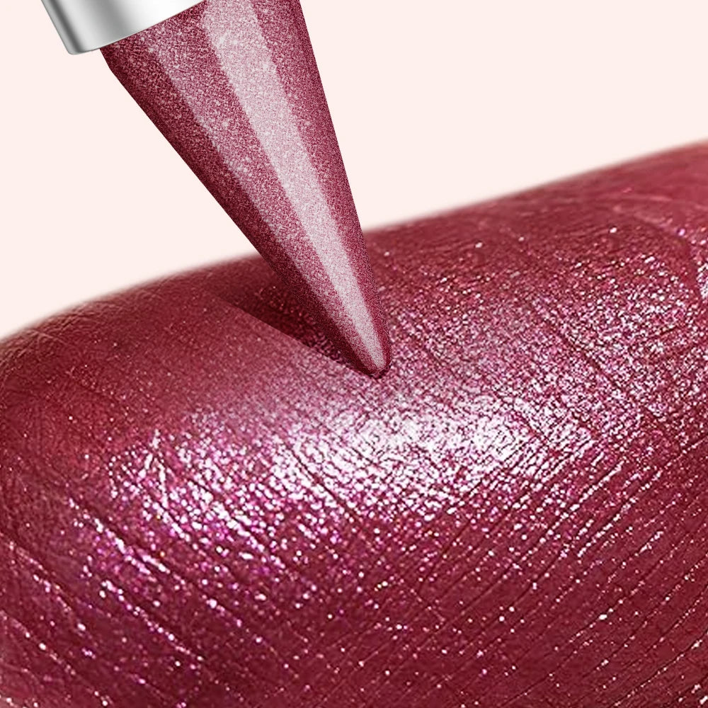 Lipstick - Waterproof Long-Lasting - Metallic Texture - Purple | KIMLUD