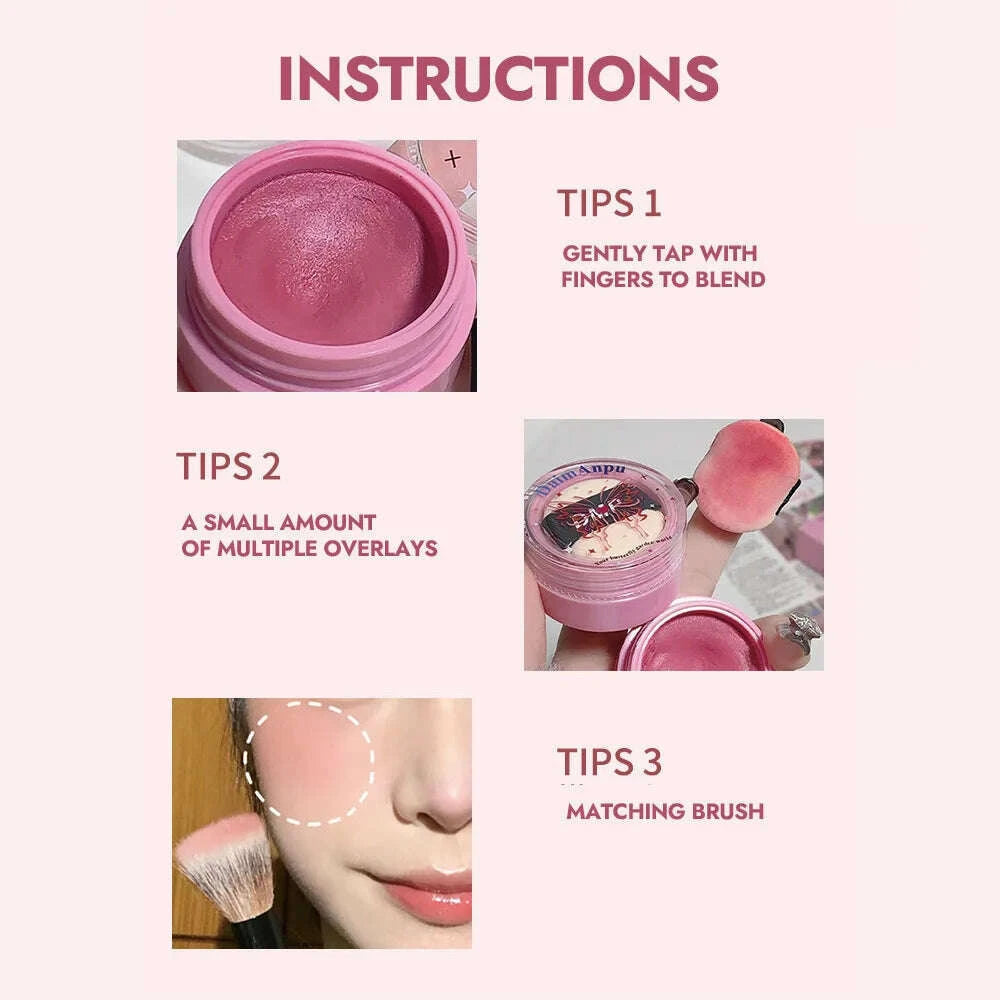 airy-blush-clay-pigmented-powdery-cream-blusher-daimanpu-long-lasting-tender-look-uplifting-color-matte-girlish-blushkimlud-womens-fashion-34599153