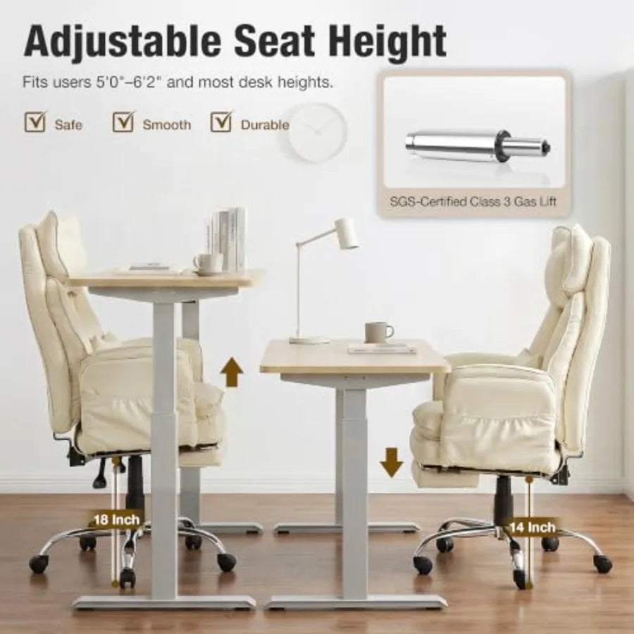 Office chair with criss cross design, PU leather material, black color, ergonomic footrest and flip-up arms for enhanced comfor