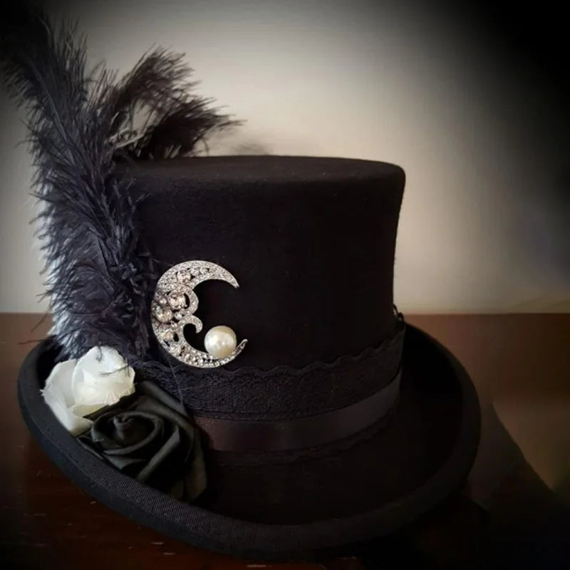 Top Hat - Magician Presidential High Hat - Wool | KIMLUD