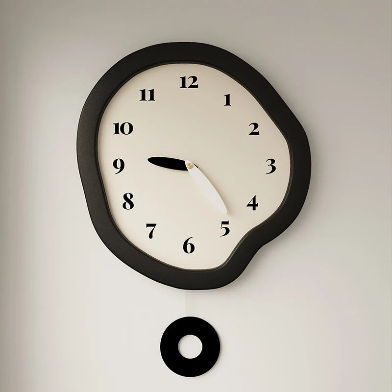 Design Aesthetic Clock Wall Clock Interior Living Room Art Simple Interior Modern Wall Watch Creative Reloj De Pared Decor