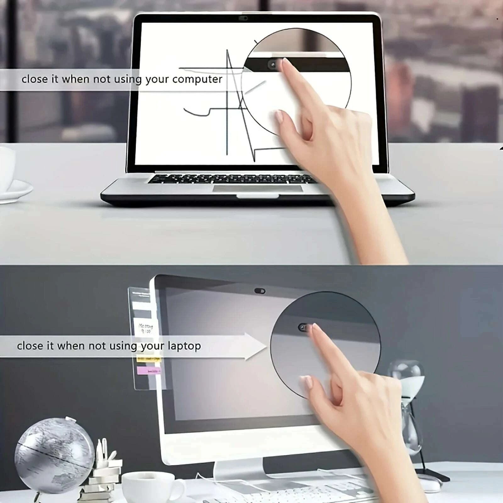 KIMLUD, 2/4/6pcs Webcam Cover Slide, Ultra-Thin Camera Cover for Laptop, MacBook,PC,Cell Phone, Protect Your Privacy and Security., KIMLUD Womens Clothes