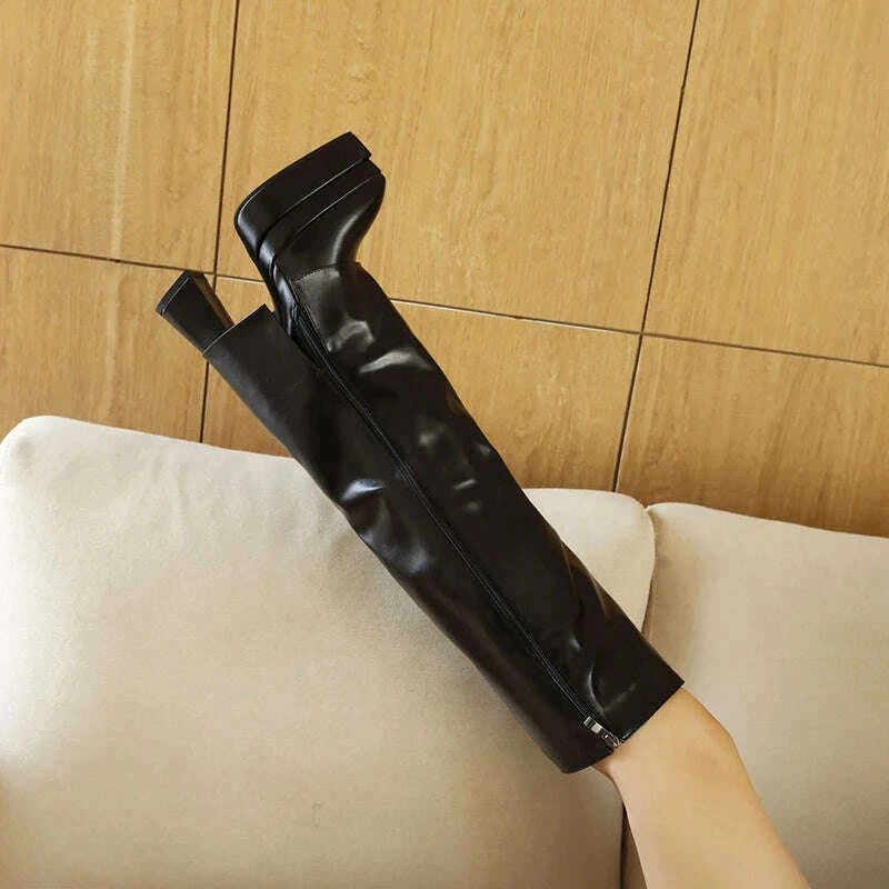 2024-pointed-toe-three-layer-waterproof-platform-ultra-high-profiled-thick-heel-fashion-catwalk-womens-boots-zipper-pants-shoeskimlud-womens-fashion-34622978