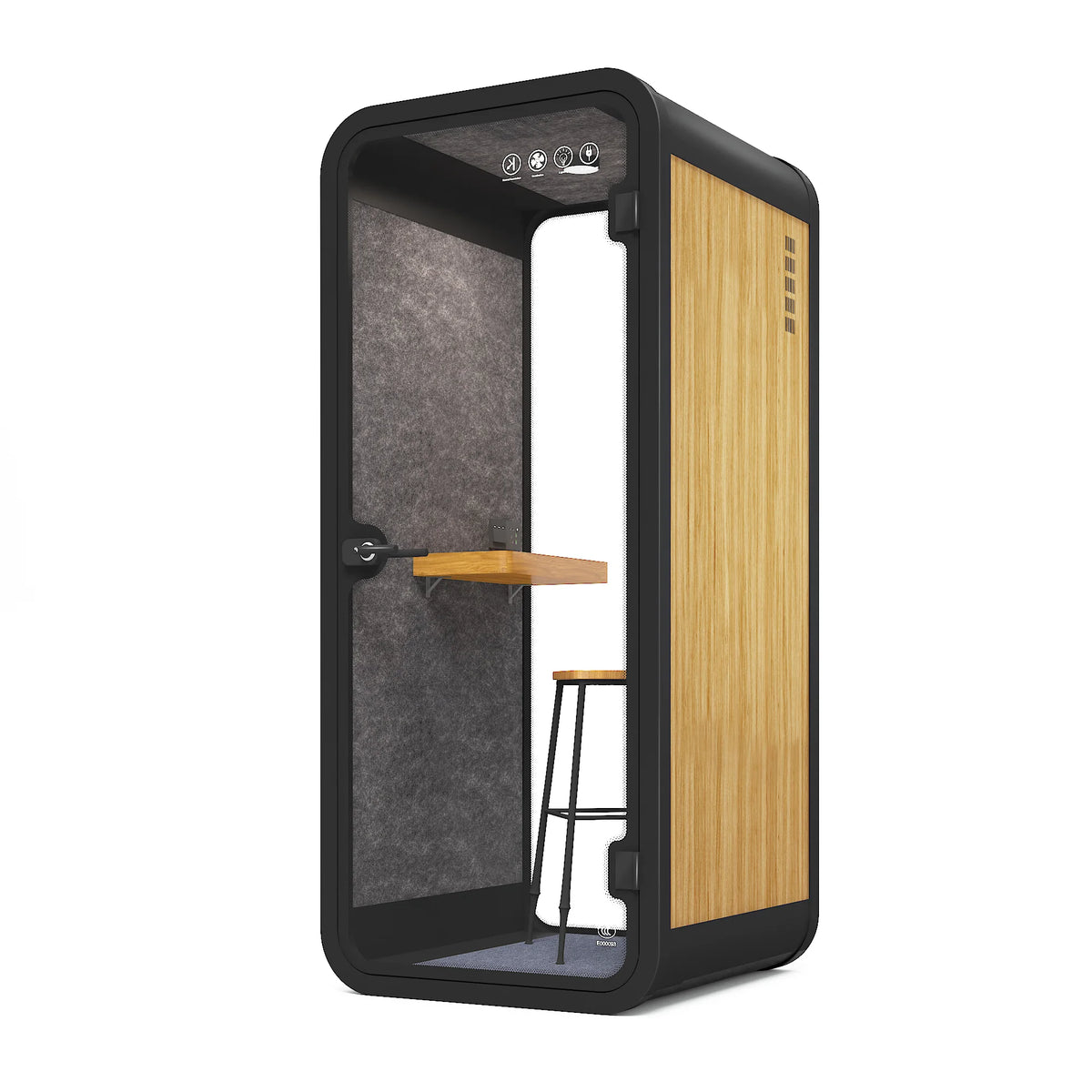 Acoustic Privacy Pod - Single Occupancy - Aluminum Alloy Frame | KIMLUD