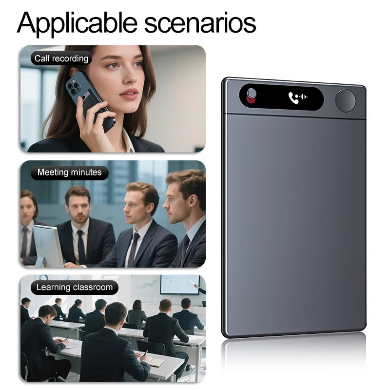 KIMLUD, Smart AI Recording Device with WiFi Quick Charge Large Memory Noise Reduction Function Portable Voice Activated Dictaphone, KIMLUD Womens Clothes