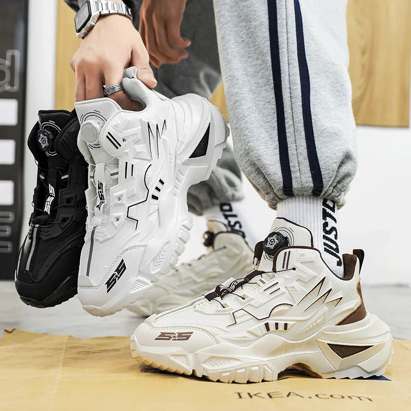 ELUVA Men Sneakers Running Shoes Lightweight Breathable Walking Shoes Non Slip Casual Sports Shoes for Men Gym Workout Training