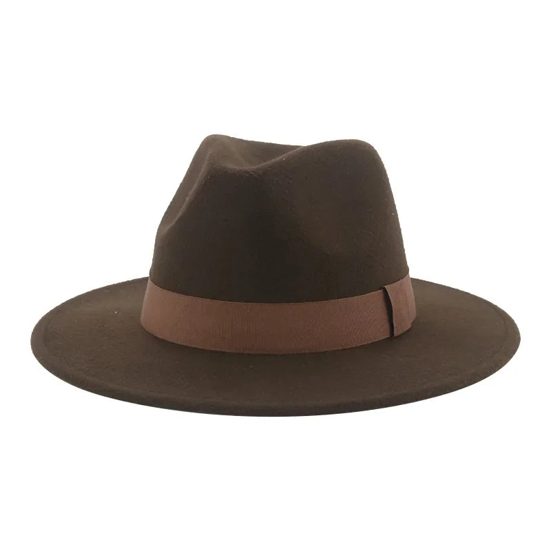 Fedora Hat – Unisex Decorative – Cotton-Polyester | KIMLUD