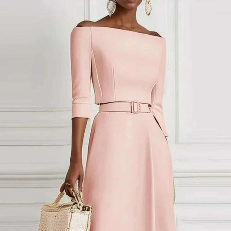 office-ladies-elegant-solid-high-waist-party-dress-2025-spring-crew-neck-hollow-long-dress-autumn-long-sleeve-a-line-maxi-dresskimlud-womens-fashion-34626126