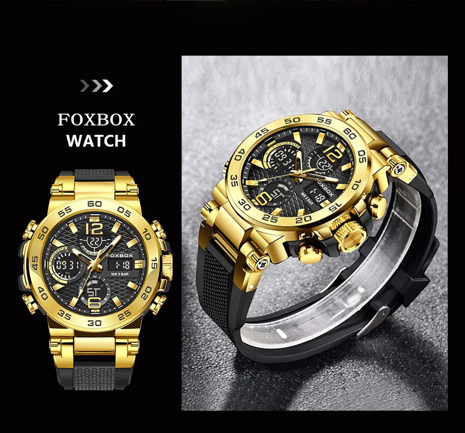 LIGE Men Digital Watch Military Sports Swimming Watches Fashion Waterproof Dual display Wristwatch Mens Relogios Masculino