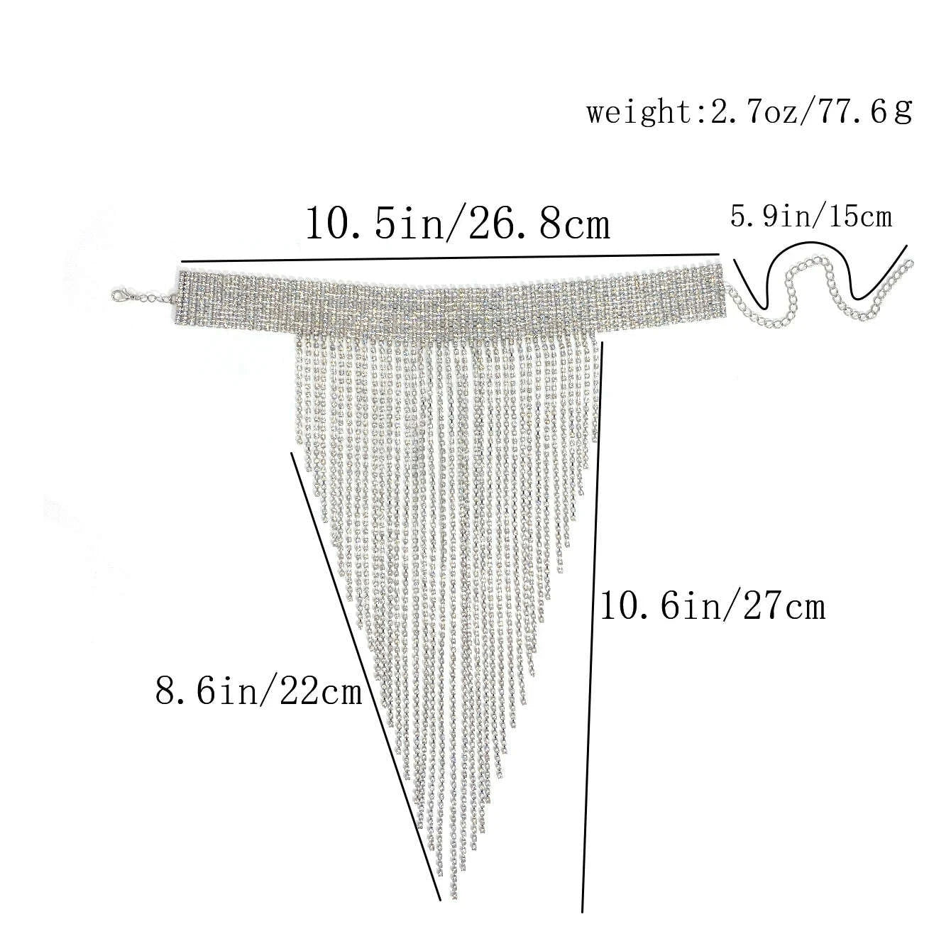 1-piece-fashionable-simple-versatile-necklace-luxurious-rhinestone-tassel-necklace-sexy-bar-and-nightclubkimludkimlud-35563035