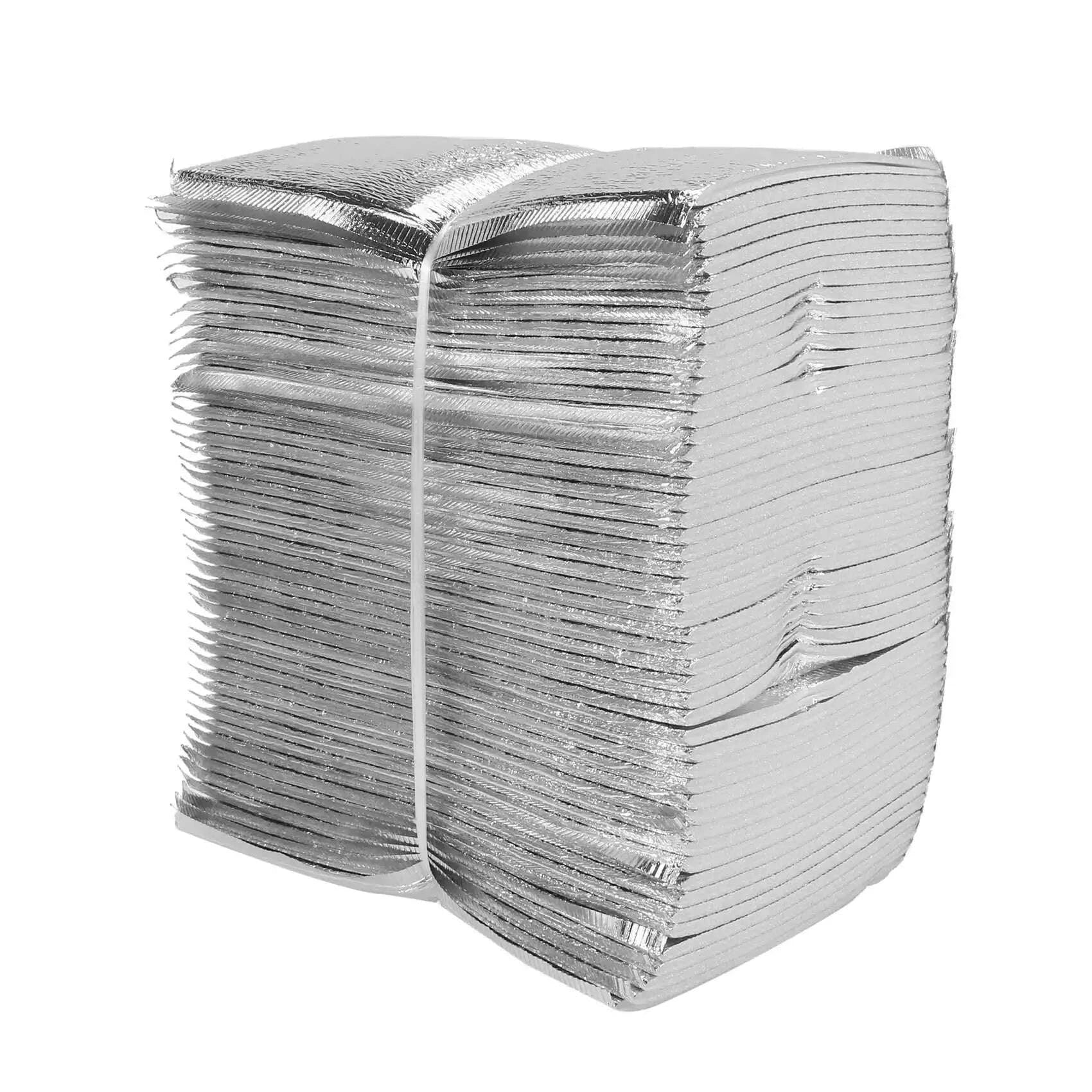 KIMLUD, 50Pcs Lunch Cooler Bag Insulation Folding Picnic Portable Ice Pack Food Thermal Bag Food Delivery Drink Carrier Insulated Bag, KIMLUD Womens Clothes