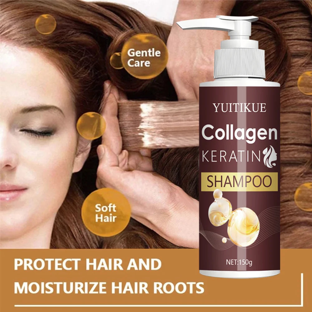 Argan Oil Shampoo Nourishing for Dry Hair — Deep Burgundy | KIMLUD