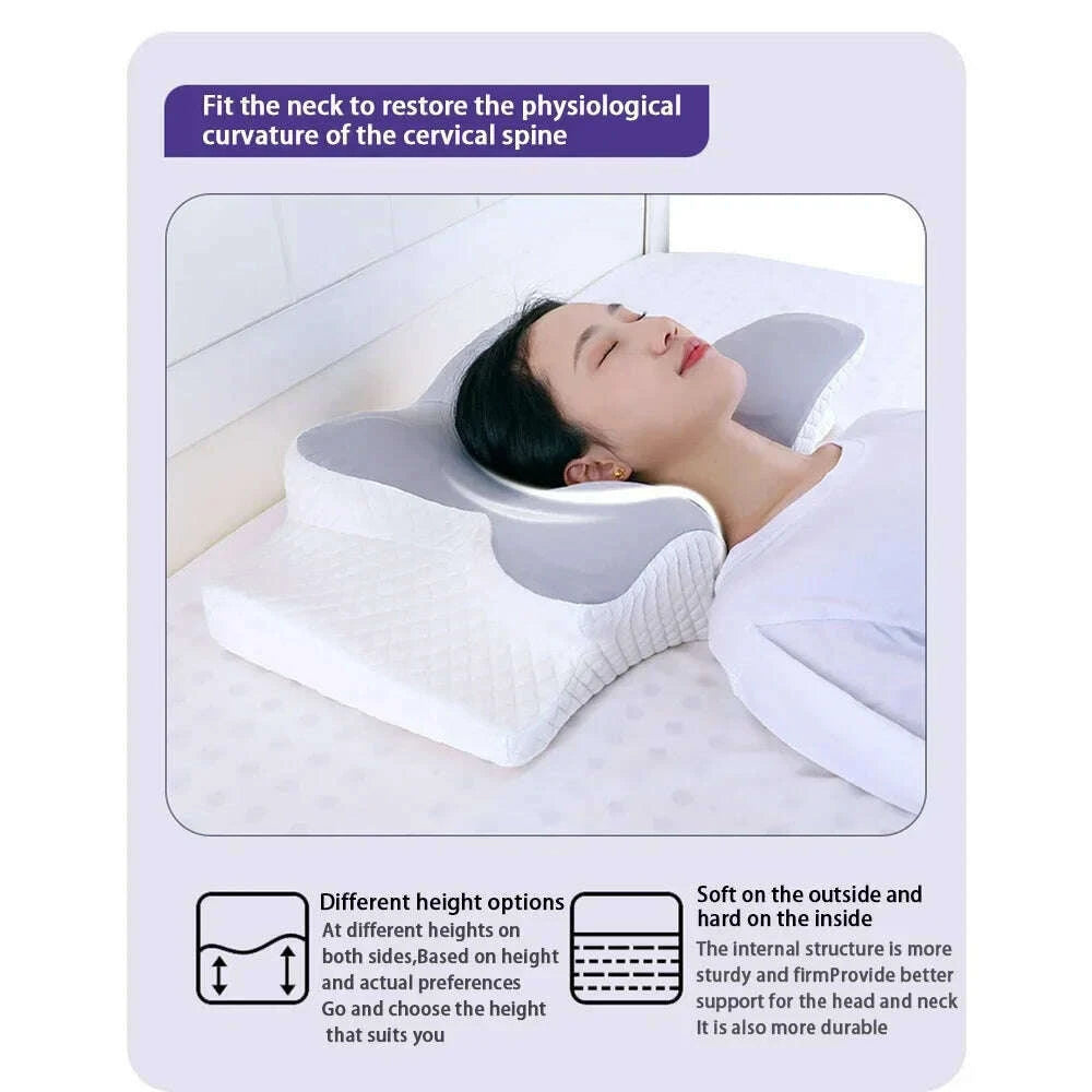 memory-foam-pillow-slow-rebound-neck-pillow-pain-relief-sleep-pillowkimlud-womens-fashion-34604319