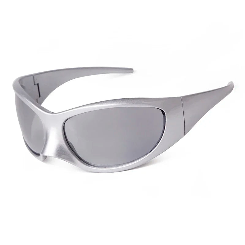 Plastic Oversized Frame Sunglasses — Black | KIMLUD