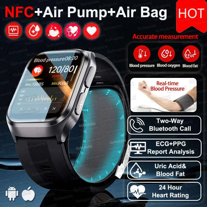 kimlud-2025new-heart-health-analysi-nfc-air-pumpair-bag-smart-watch-men-accurate-blood-pressure-uric-acid-ecg-call-smart-bracelet-lady-kimlud-womens-clothes-35042990