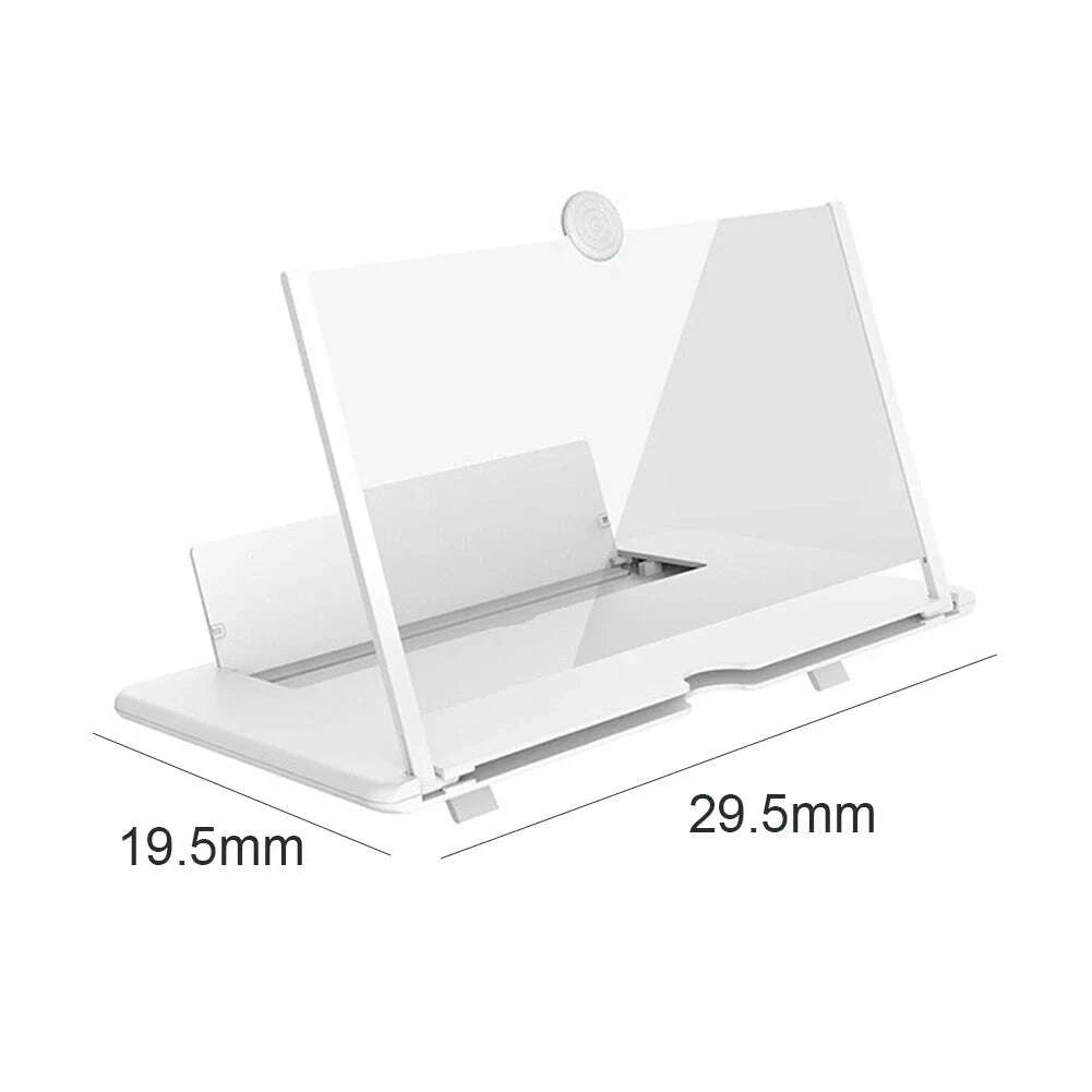 KIMLUD, 14/12/10 Inch 3D/5D Phone Screen Amplifier Stand Mobile Cinema Display Enlarged Magnifier HD Video Magnifying Smartphone Bracket, KIMLUD Womens Clothes