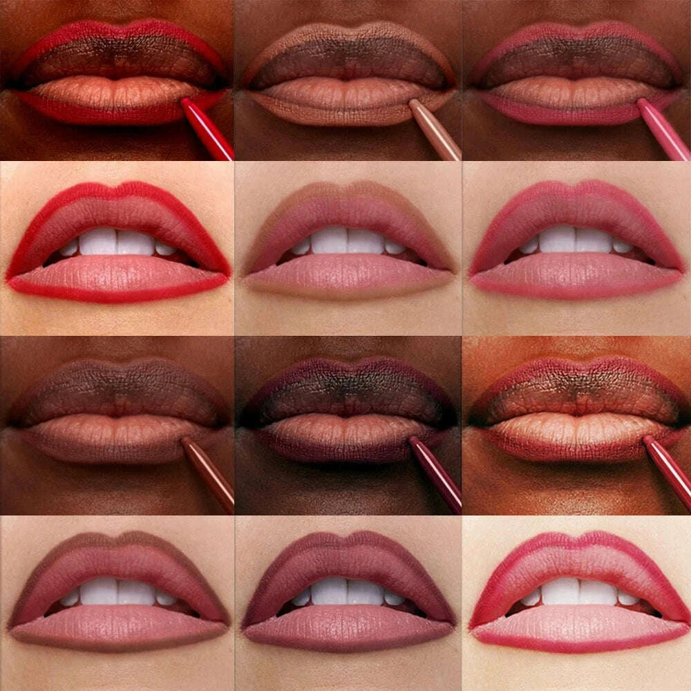 6-color-matte-lipliner-pencil-brown-contour-tint-lipstick-waterproof-long-lasting-non-stick-cup-moisturising-lip-makeup-cosmetickimlud-womens-fashion-34604528