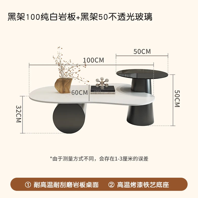 Wooden Side Table Modern Minimalist — Natural | KIMLUD