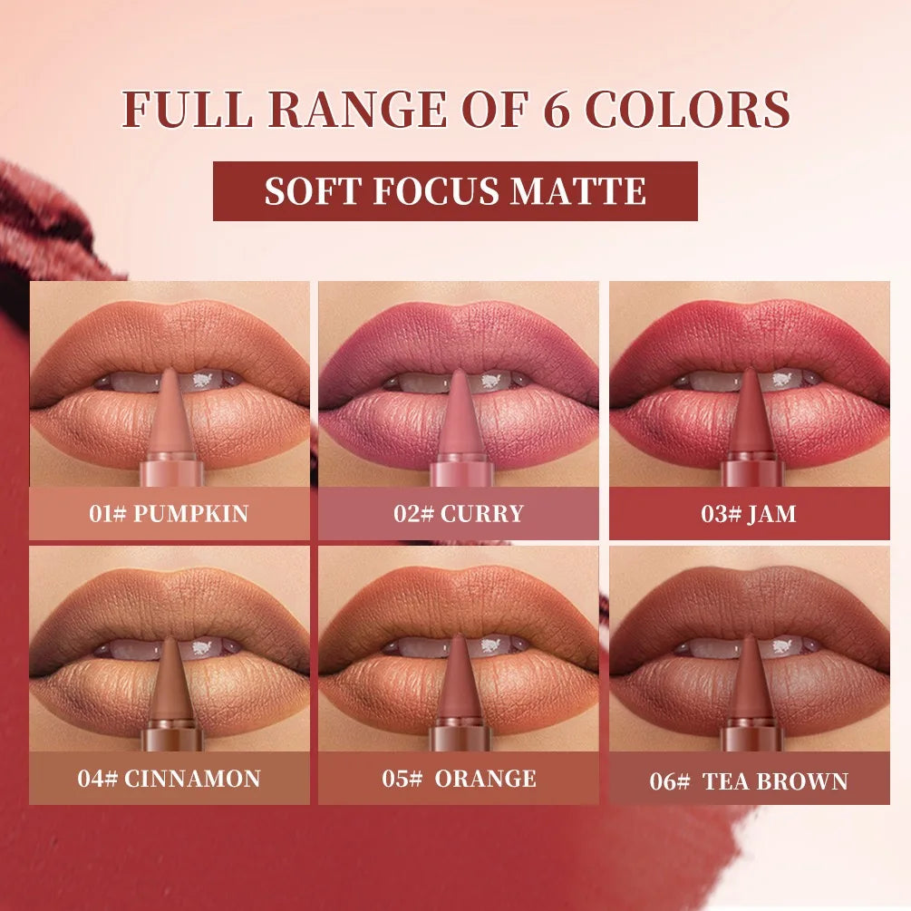 Lip Liner – Long-Lasting Waterproof 2-In-1 Lip Liner And Lipstick Pencil | KIMLUD